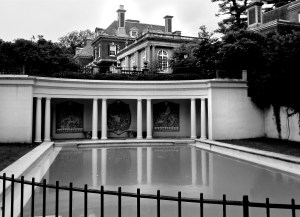 Westbury House pool and changing quarters. 