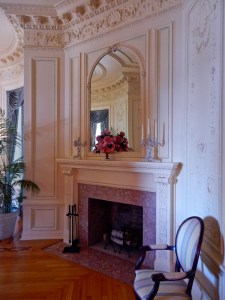First floor fireplace in Reading Room 