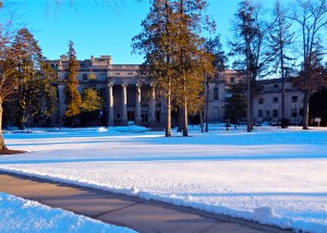 Northern Facade of Shadow Lawn Mansion.