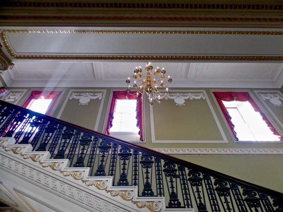 Main stairwell from first to second floor